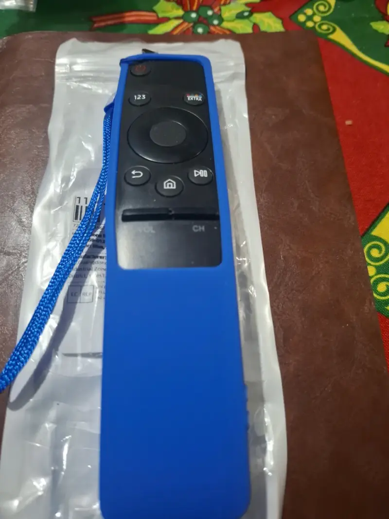 Control Remoto Smart TV Samsung funda azul silicon - 2