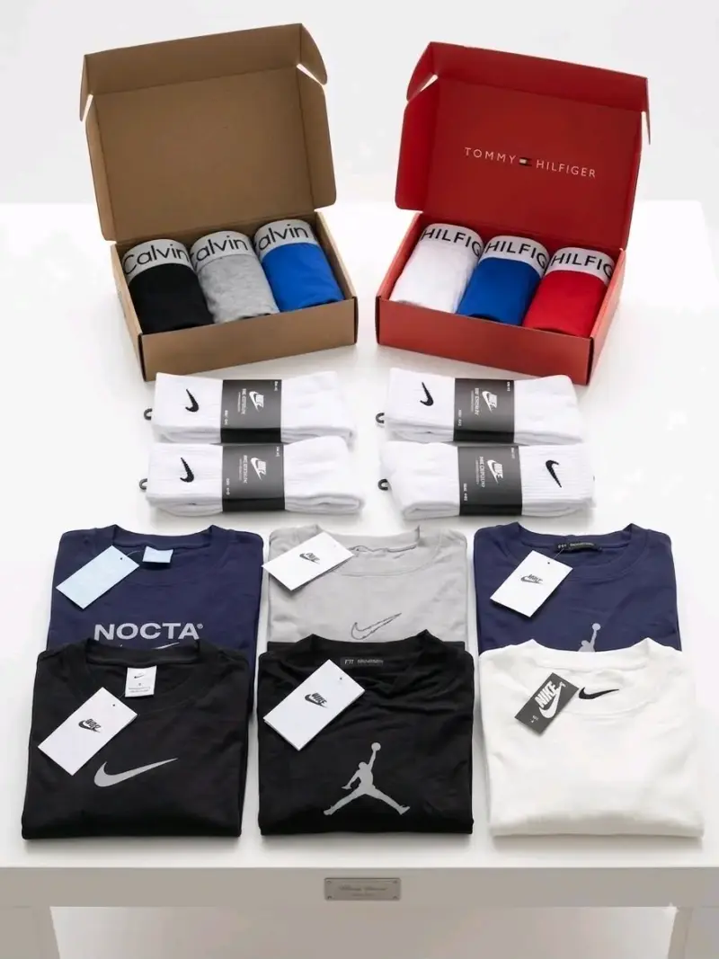 Pack de Poleras y Calcetines y Nike, Tommy Hilfige - 2