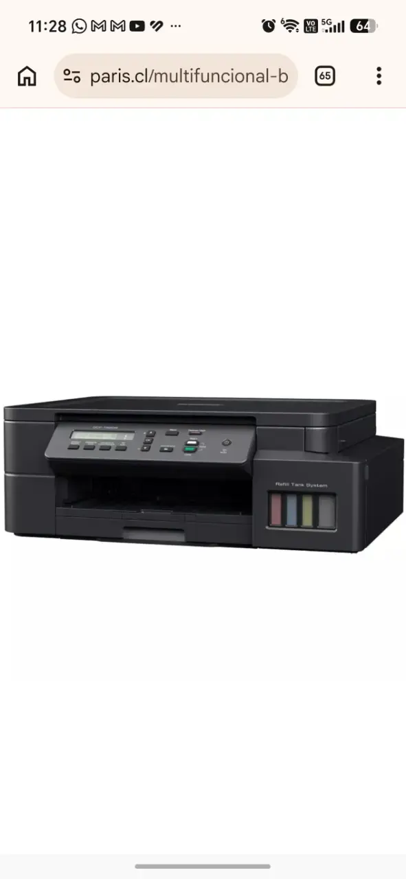 Impresora Multifuncional Brother Tinta Continua