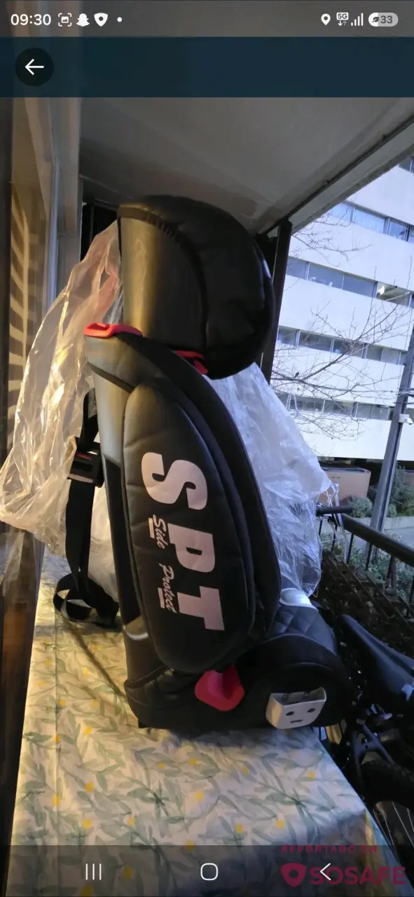 Silla de Auto Bebesit Supersport Negra - 2