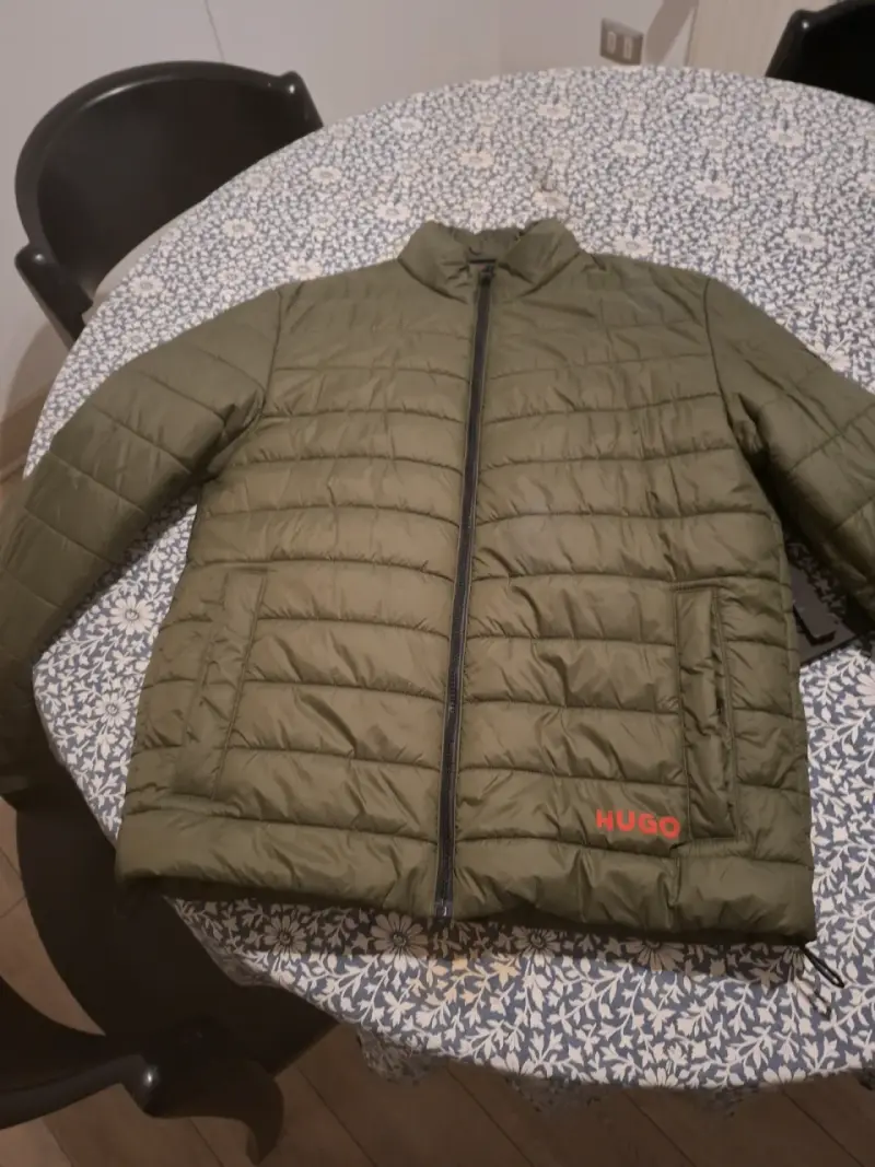 Chaqueta acolchada verde Hugo Boss para hombre