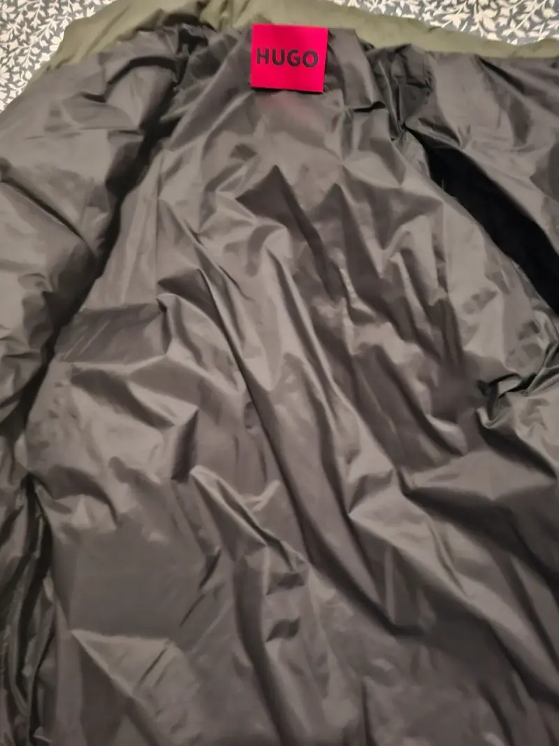 Chaqueta acolchada verde Hugo Boss para hombre - 4