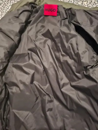Chaqueta acolchada verde Hugo Boss para hombre - miniatura 4