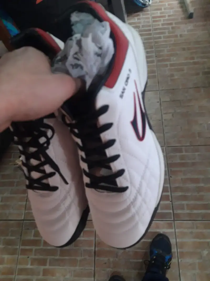 Zapatillas deportivas blancas topper cuero