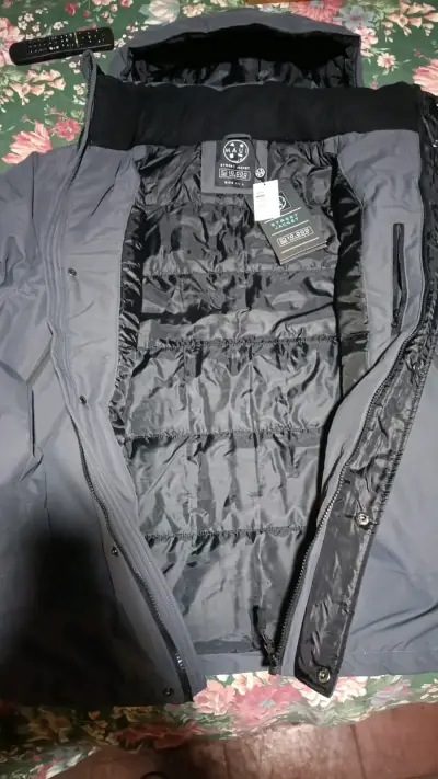 Chaqueta impermeable Maui and Sons gris talla L - miniatura 2