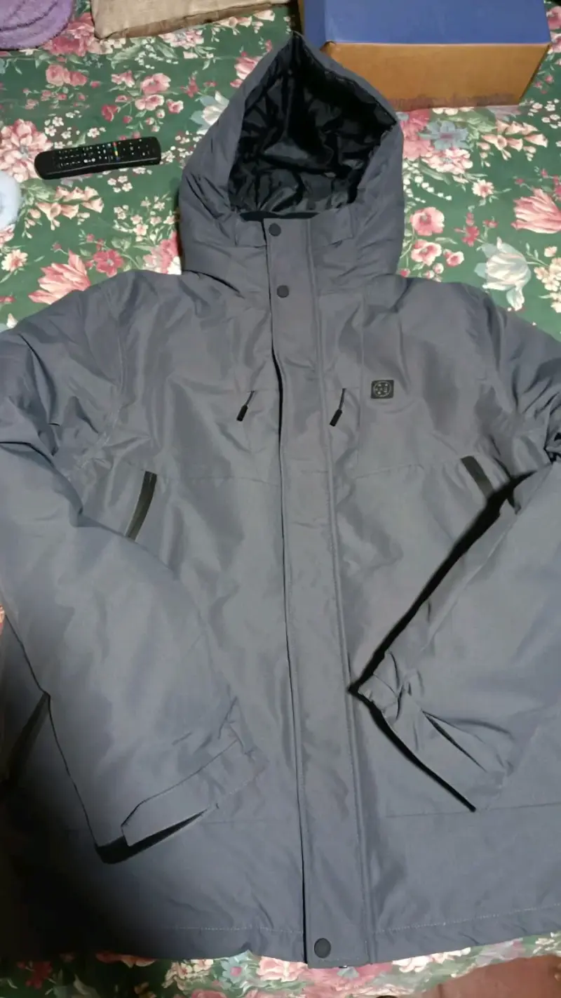 Chaqueta impermeable Maui and Sons gris talla L - 3