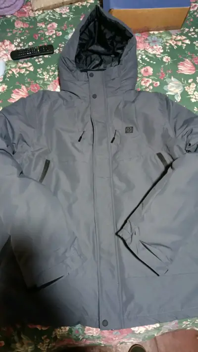 Chaqueta impermeable Maui and Sons gris talla L - miniatura 4