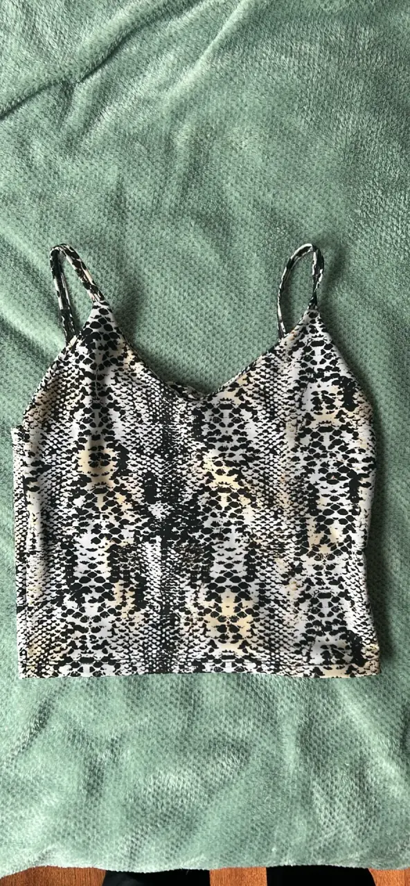 Top con estampado animal print - 1