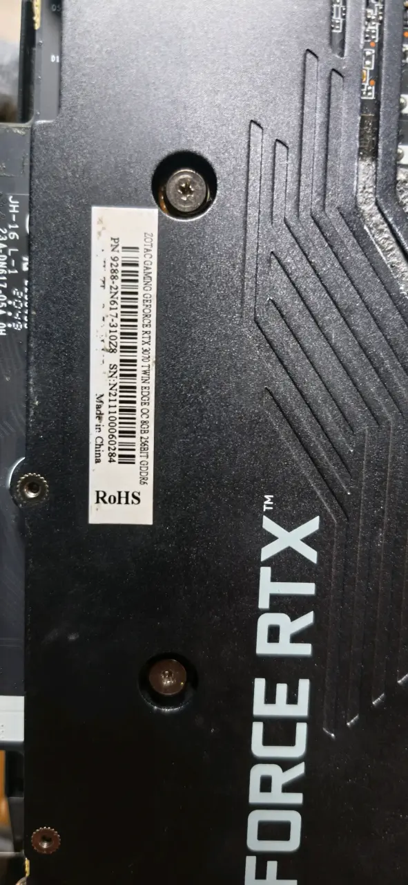 Tarjeta gráfica Zotac Gaming GeForce RTX 3070 - 2