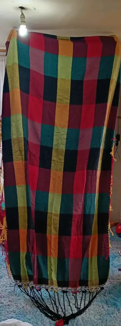Hamaca multicolor de tela tejida - miniatura 2