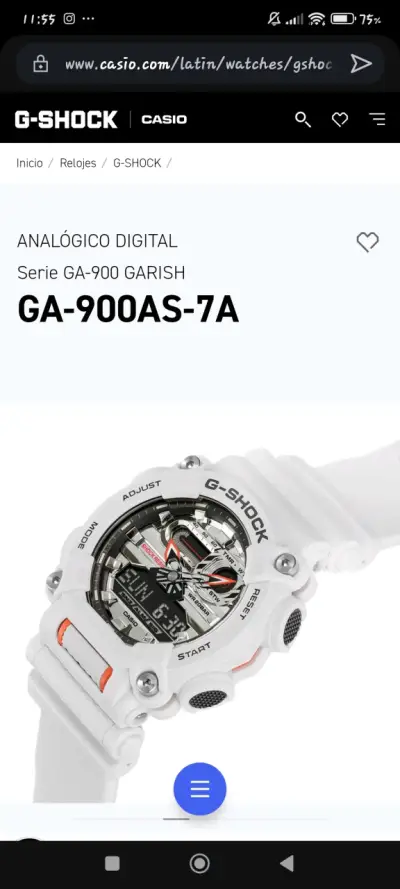 Reloj G-Shock GA-900AS-7A - miniatura 6