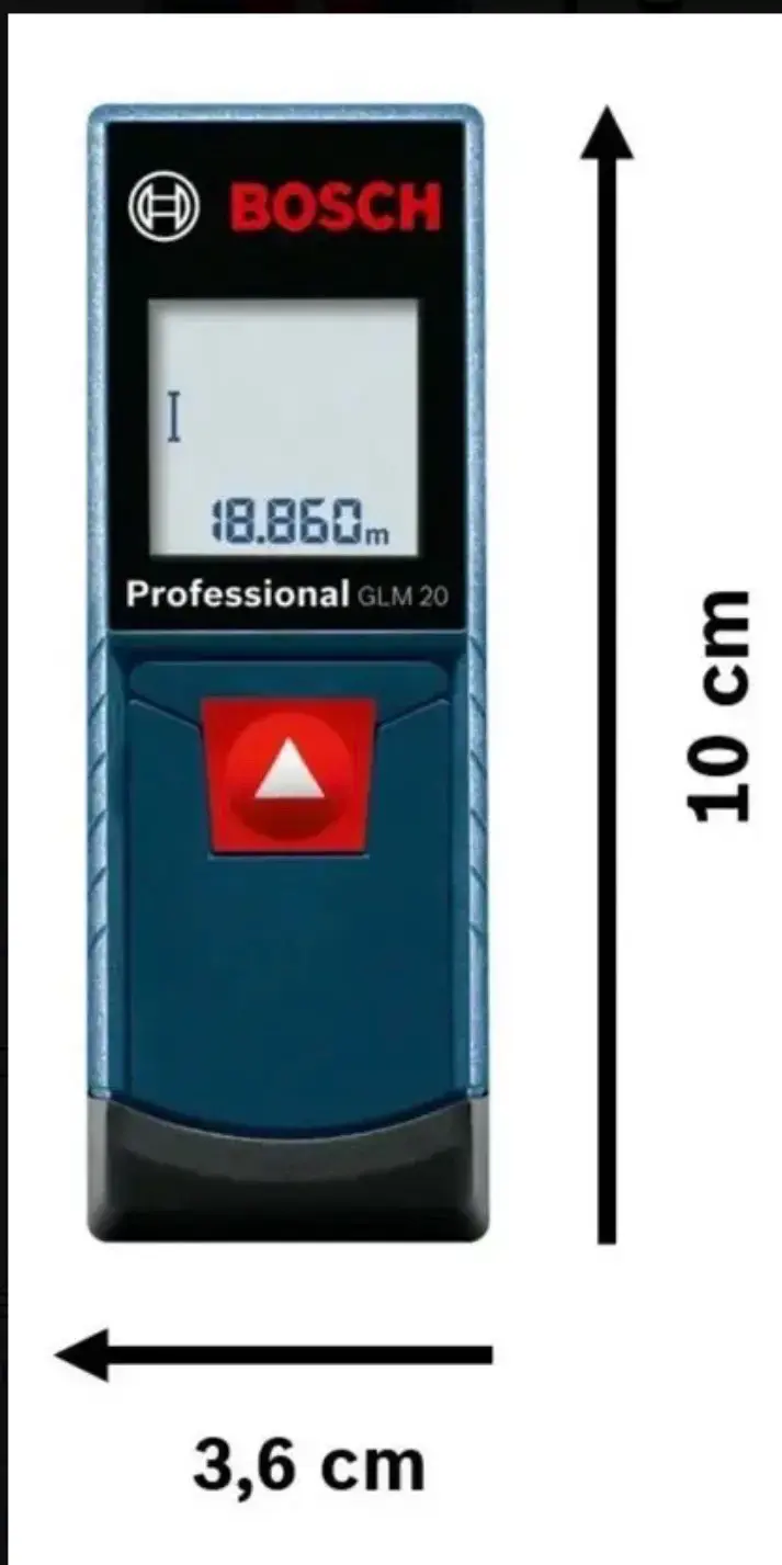 Medidor Láser de Distancia Bosch GLM 20