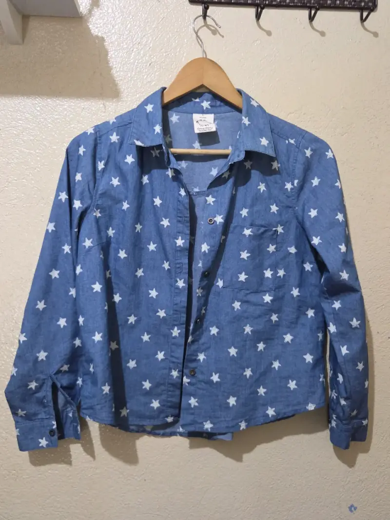 Camisa de mujer azul con estrellas Going Merry