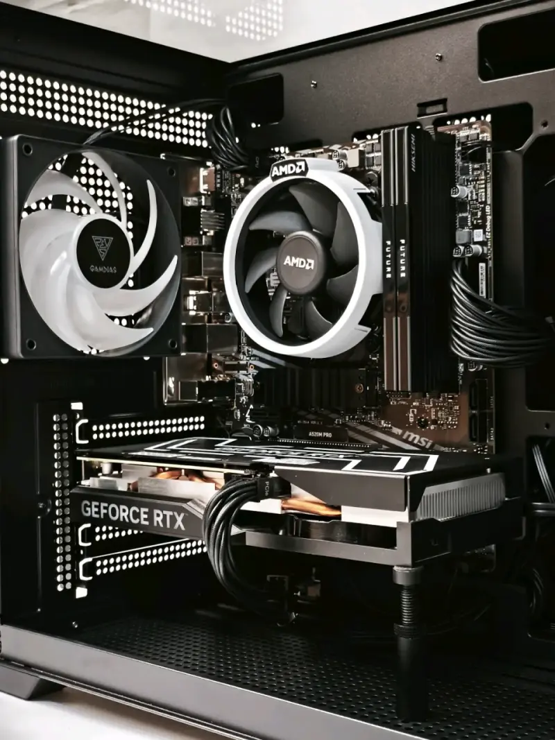 PC Gamer RTX 4060-Ryzen 5 5500-16GB-Nvme+SSD - 2