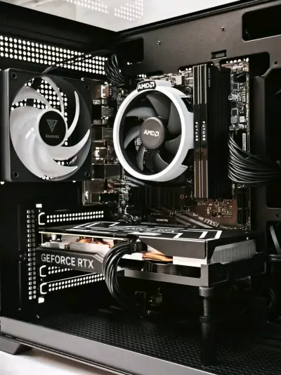 PC Gamer RTX 4060-Ryzen 5 5500-16GB-Nvme+SSD - miniatura 2