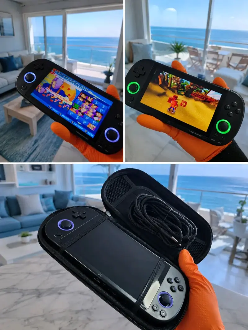 Consola portátil de juegos con pantalla táctil - 2