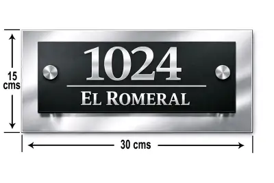 Placa de dirección moderna personalizada - miniatura 3