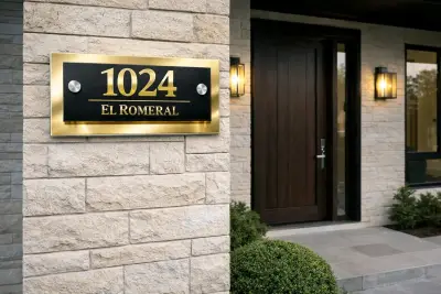 Placa de dirección moderna personalizada - miniatura 4