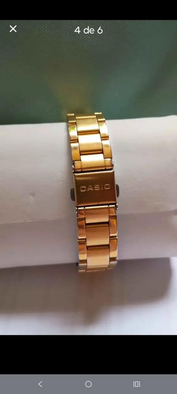 Reloj dorado Casio elegante mujer - 2