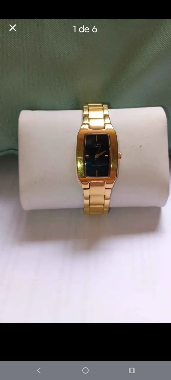 Reloj dorado Casio elegante mujer - 4