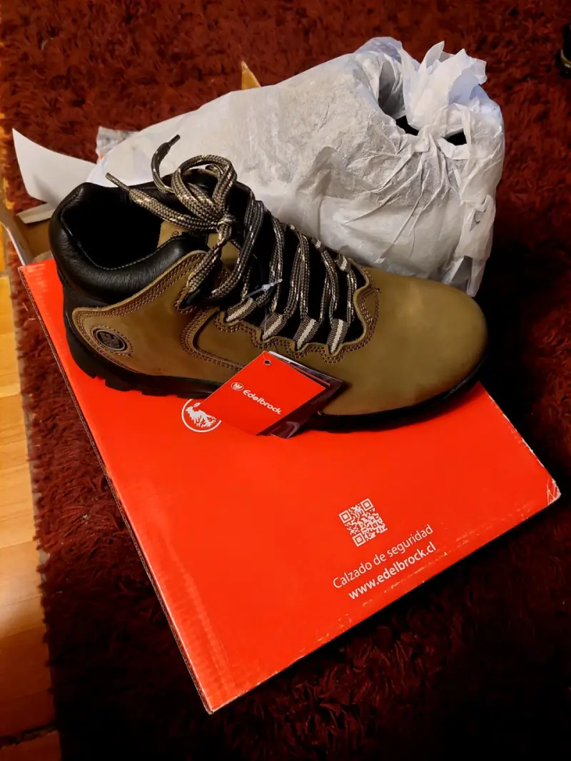 Botas de seguridad Edelbrock color marrón - 1