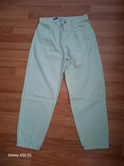 Pantalones de algodón para mujer en varios colores - miniatura 2