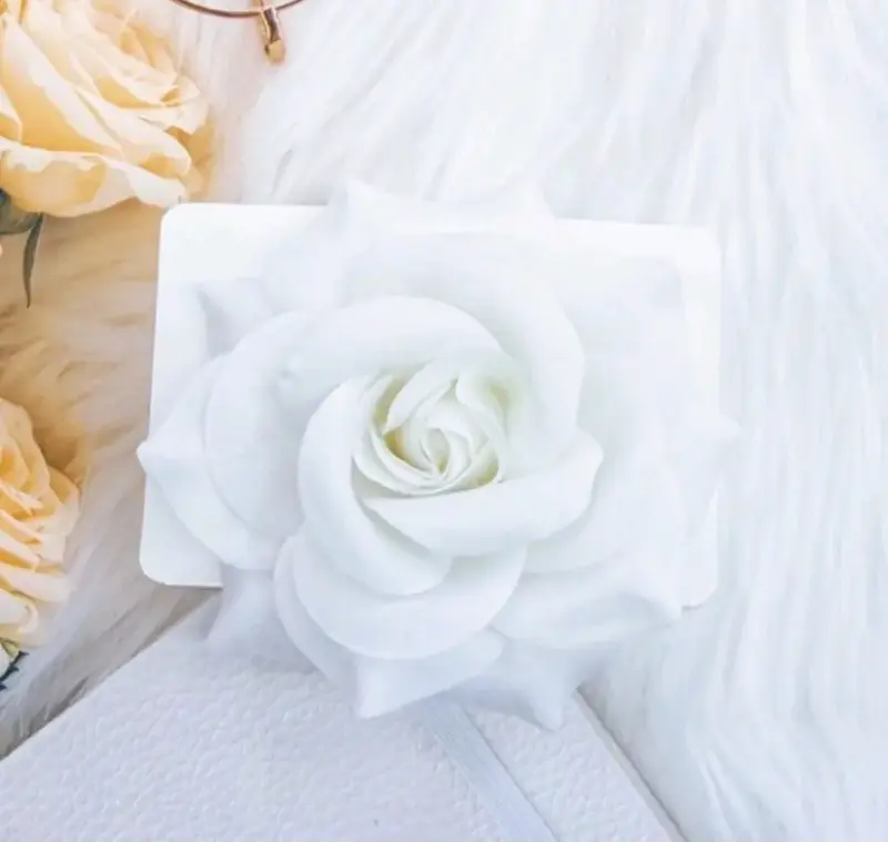 Set de Pinzas para el Cabello con Flores de Tela - 6