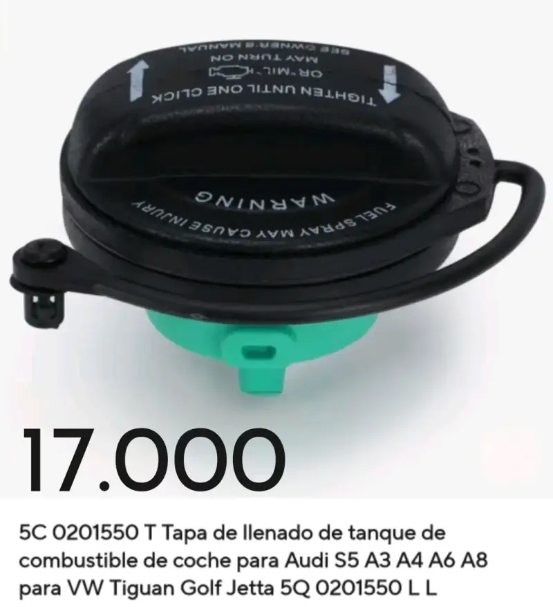 Tapa de tanque de combustible con llave para Hyundai y Kia - 2