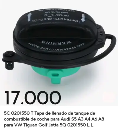 Tapa de tanque de combustible con llave para Hyundai y Kia - miniatura 2