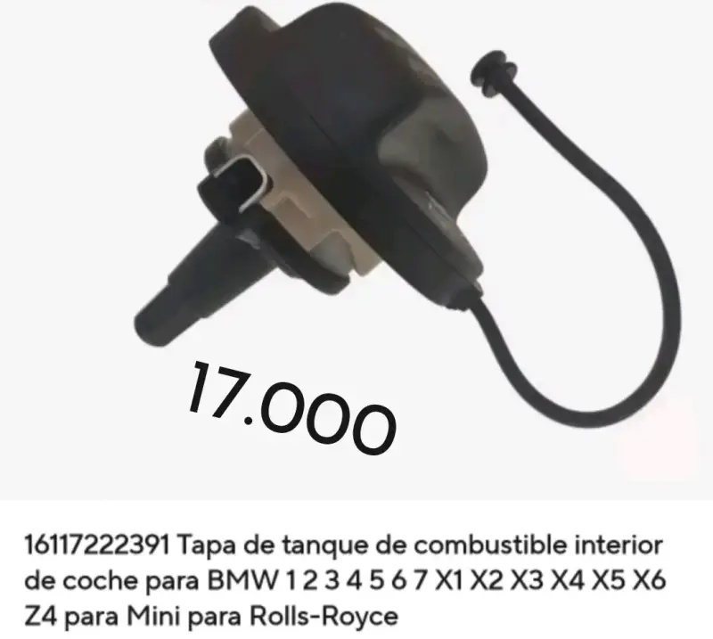 Tapa de tanque de combustible con llave para Hyundai y Kia - 3