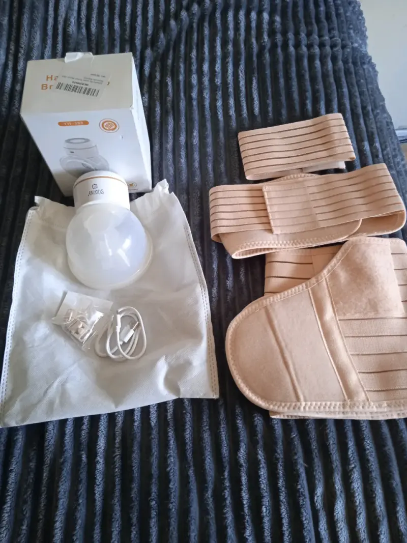 Faja postparto beige ajustable y sacador de leche - 2