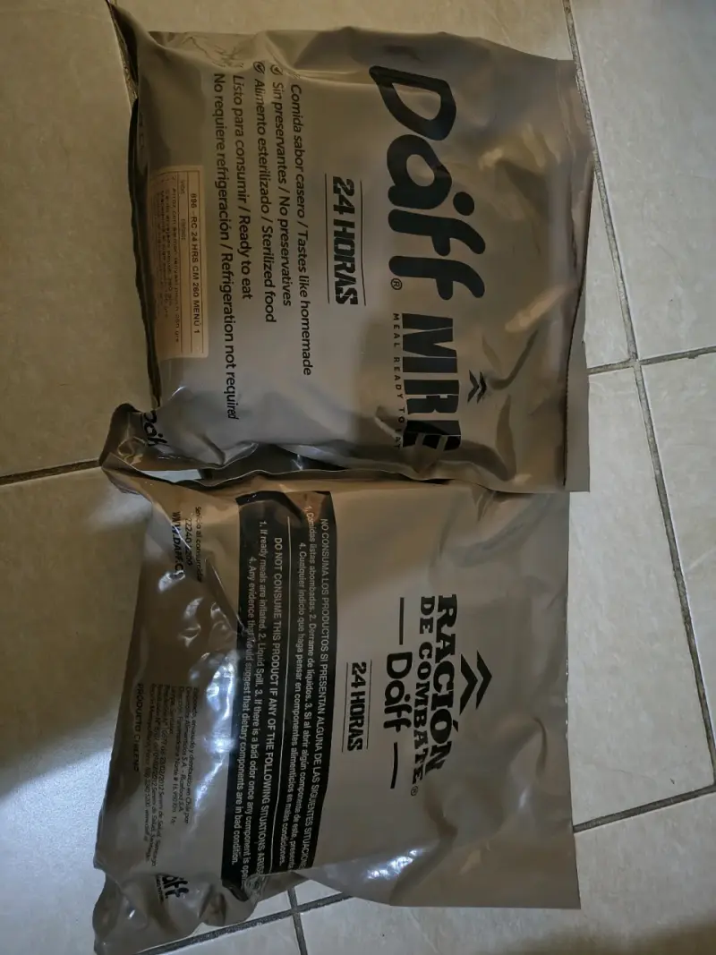 Ración de comida lista para consumir Daff MRE - 2