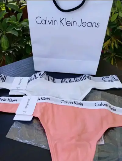 Pack de colaless Calvin Klein en blanco y rosa - miniatura 2