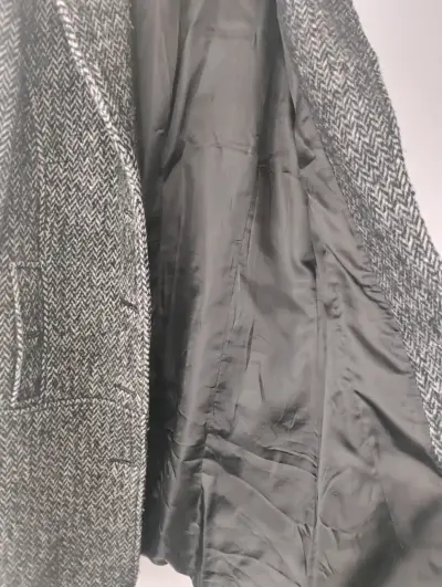 Abrigo de lana gris para mujer - miniatura 4