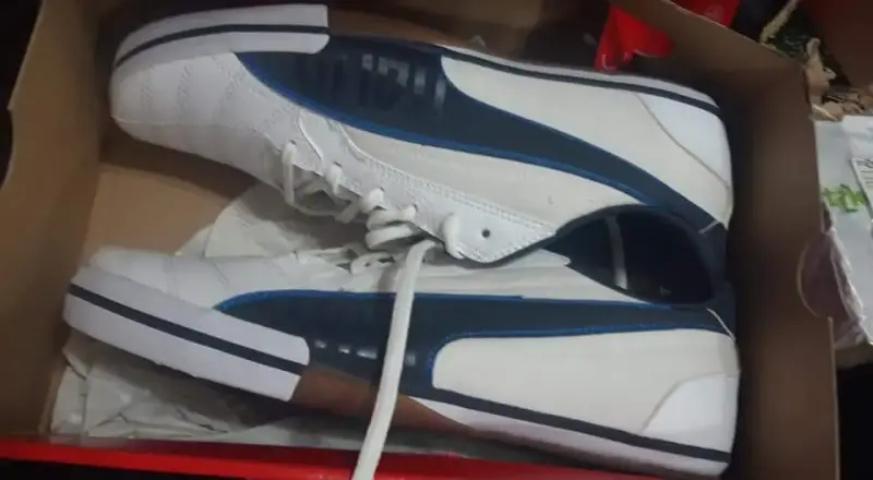 Zapatillas deportivas blancas y azules Puma italia - 2