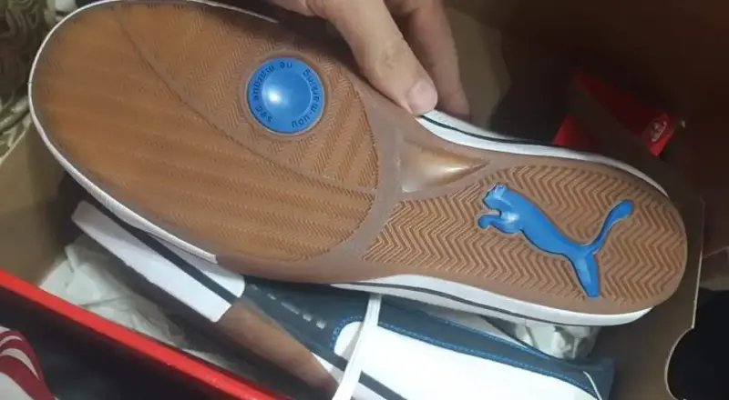 Zapatillas deportivas blancas y azules Puma italia - 4