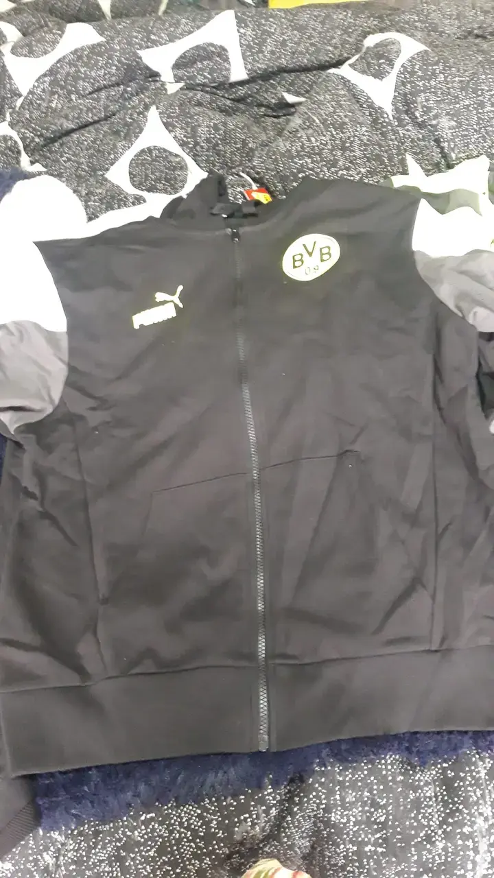 Chaqueta deportiva BVB Puma negra - 1
