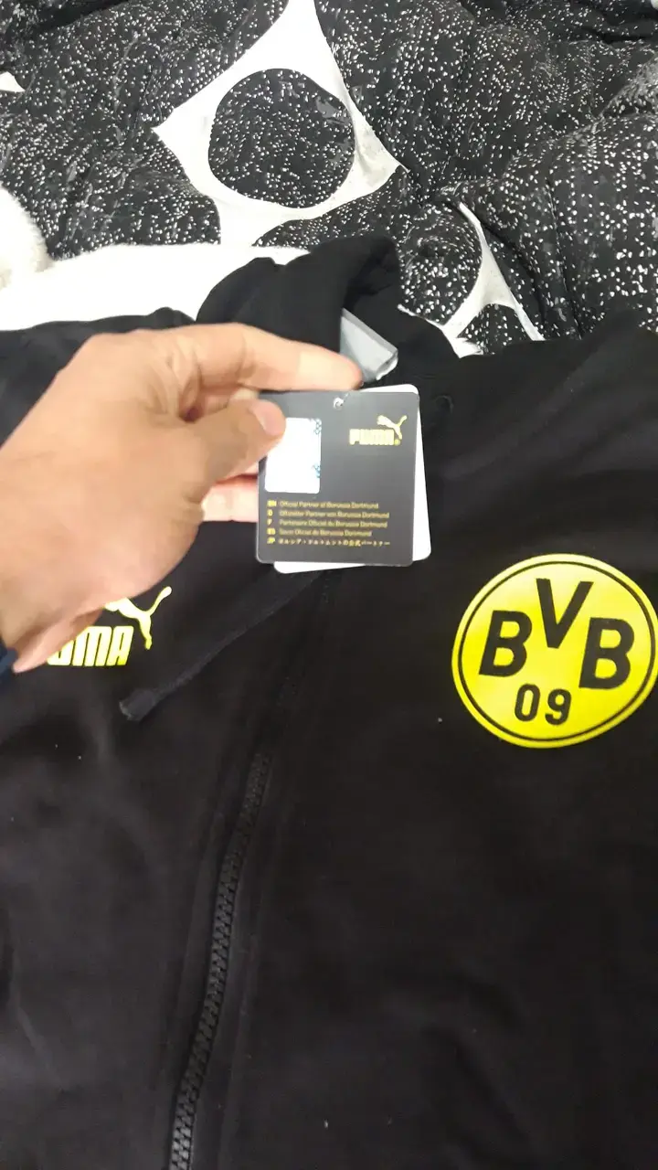 Chaqueta deportiva BVB Puma negra - 3