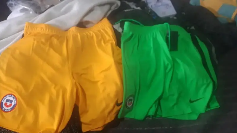 Shorts deportivos Nike de la selección chilena