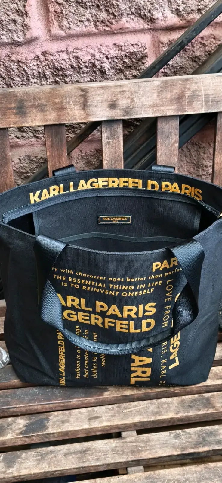Bolso tote negro Karl Lagerfeld - 2