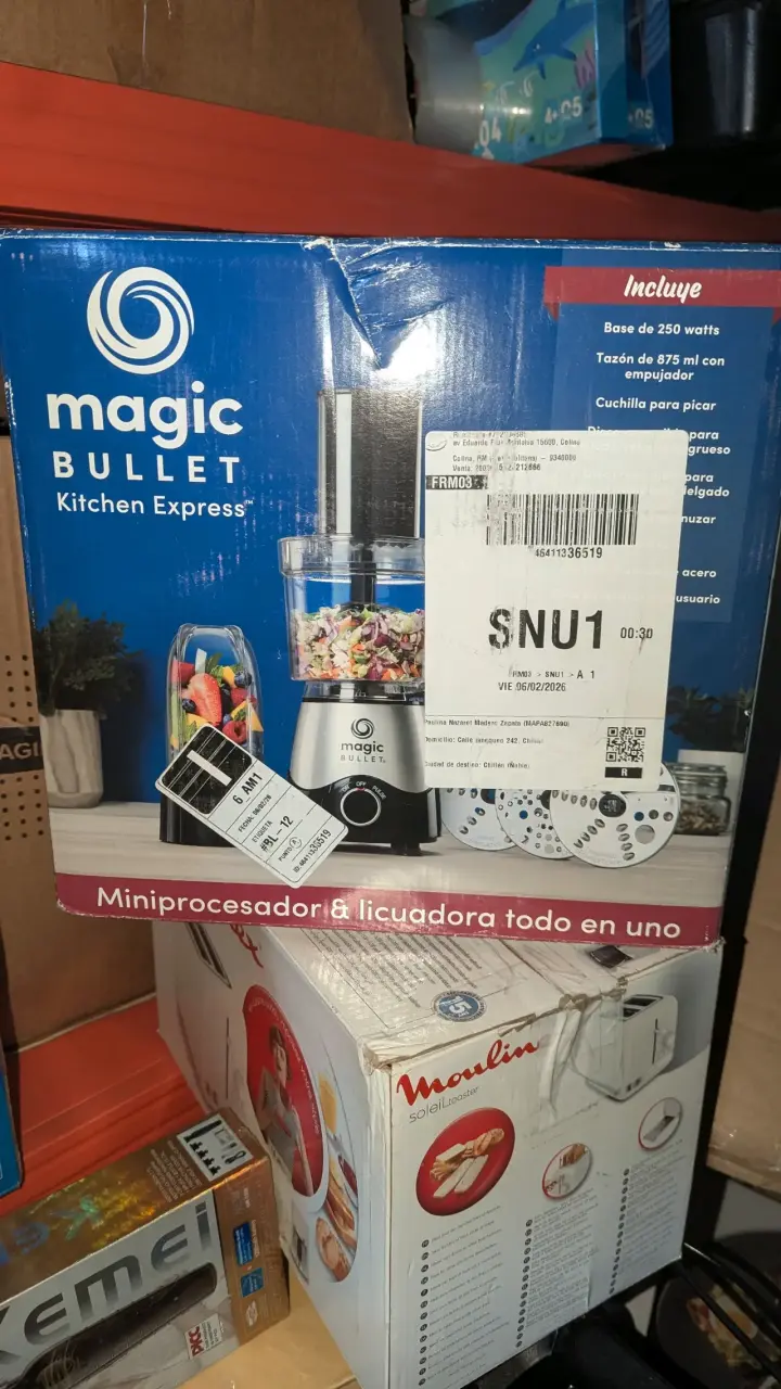 Miniprocesador y licuadora Magic Bullet Kitchen Express - 1