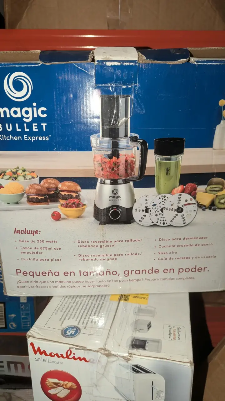 Miniprocesador y licuadora Magic Bullet Kitchen Express - 3