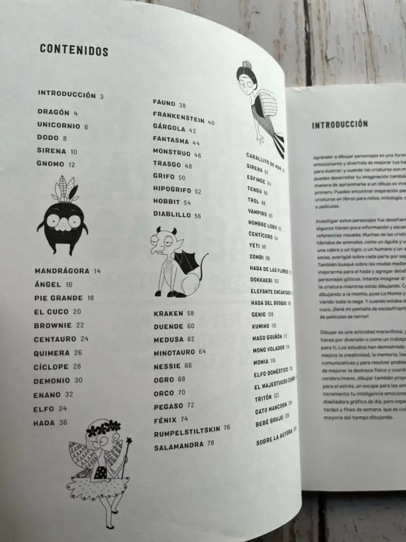 Libro Dibuja 62 Criaturas Mágicas de Heegyum Kim - 4