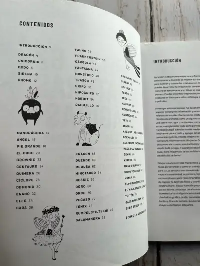 Libro Dibuja 62 Criaturas Mágicas de Heegyum Kim - miniatura 4