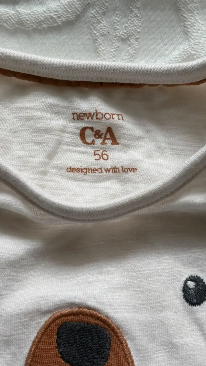 Polera de bebé C&A con diseño de oso - 2