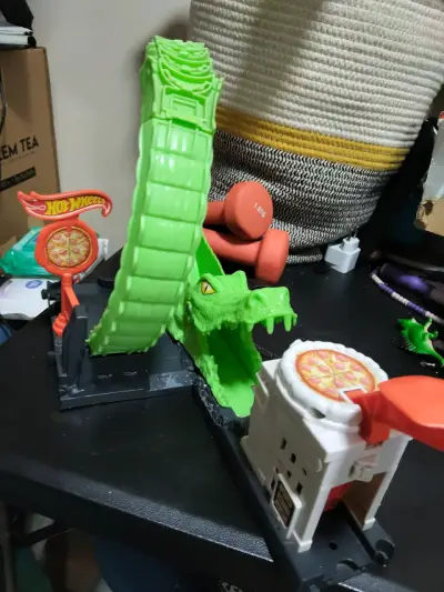 Set de juego Monster Jam Dueling Dragon - miniatura 4