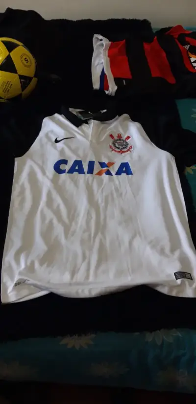 Camiseta de fútbol Nike Corinthians blanca - miniatura 2