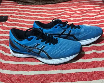 Zapatillas running Asics Gel-Nimbus azules ,N 46.5 - miniatura 4