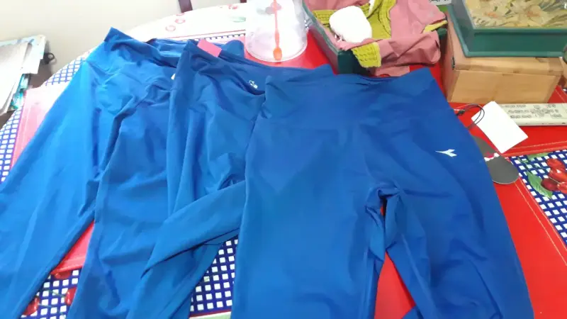Leggings deportivos azules para mujer diadora s - 1