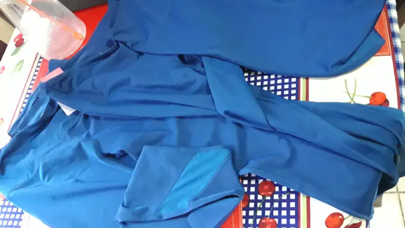 Leggings deportivos azules para mujer diadora s - 2